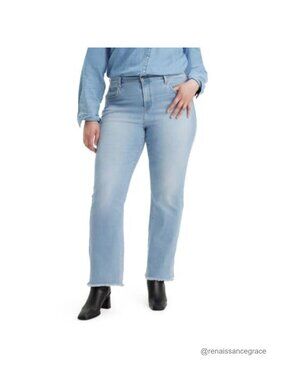 Levi's 725 High Rise Bootcut Jeans Plus Size Stretch Denim